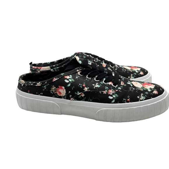 Steve Madden Slip on Sneakers Scotch Floral Women Size 10 New in Box with Dust - Picture 2 of 16